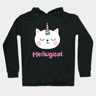 MEOWGICAL UNICORN CAT kitty Hoodie